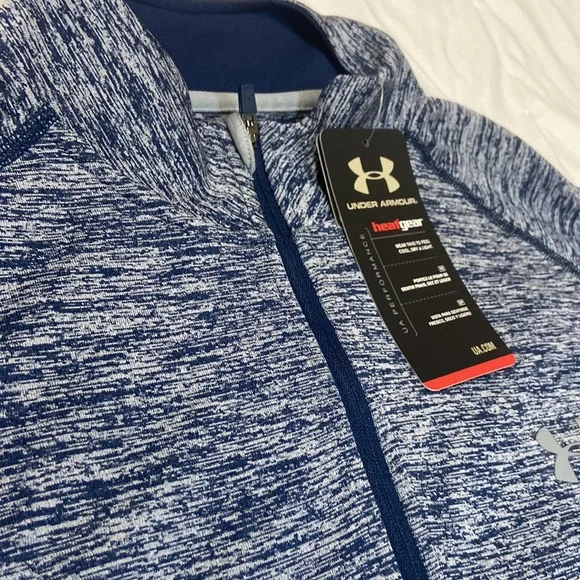 Men’s Under Armour Heat Gear 1/2 Zip Long Sleeve - Picture 4 of 6